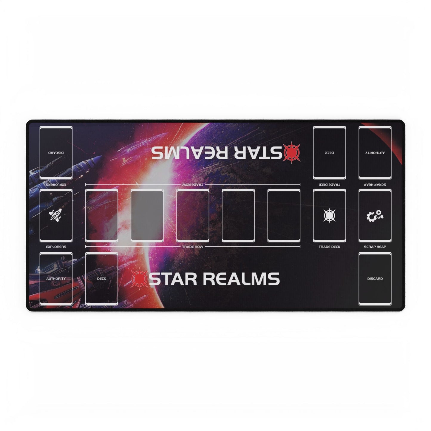 Star Realms Card Game Playmat - soft touch, non-slip mat