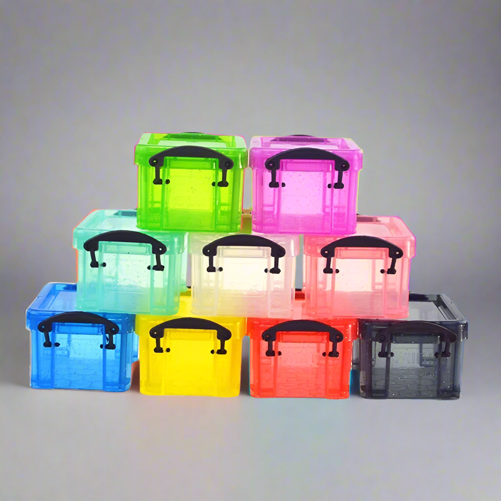 Mini Plastic Storage Box with Locking Lid