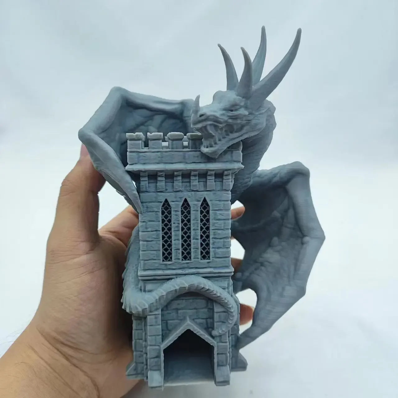 Dragon Castle Dice Tower - Ready to paint