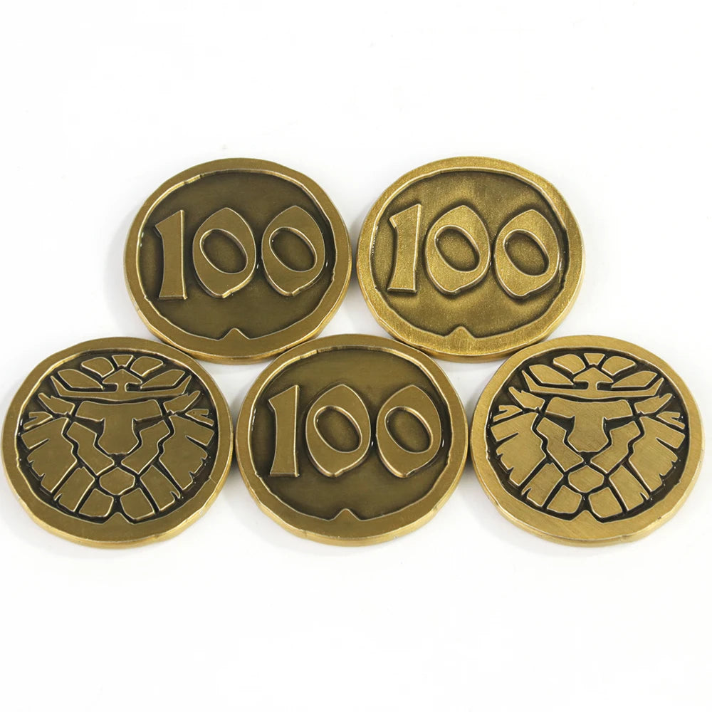 30Pc Metal Game Coins