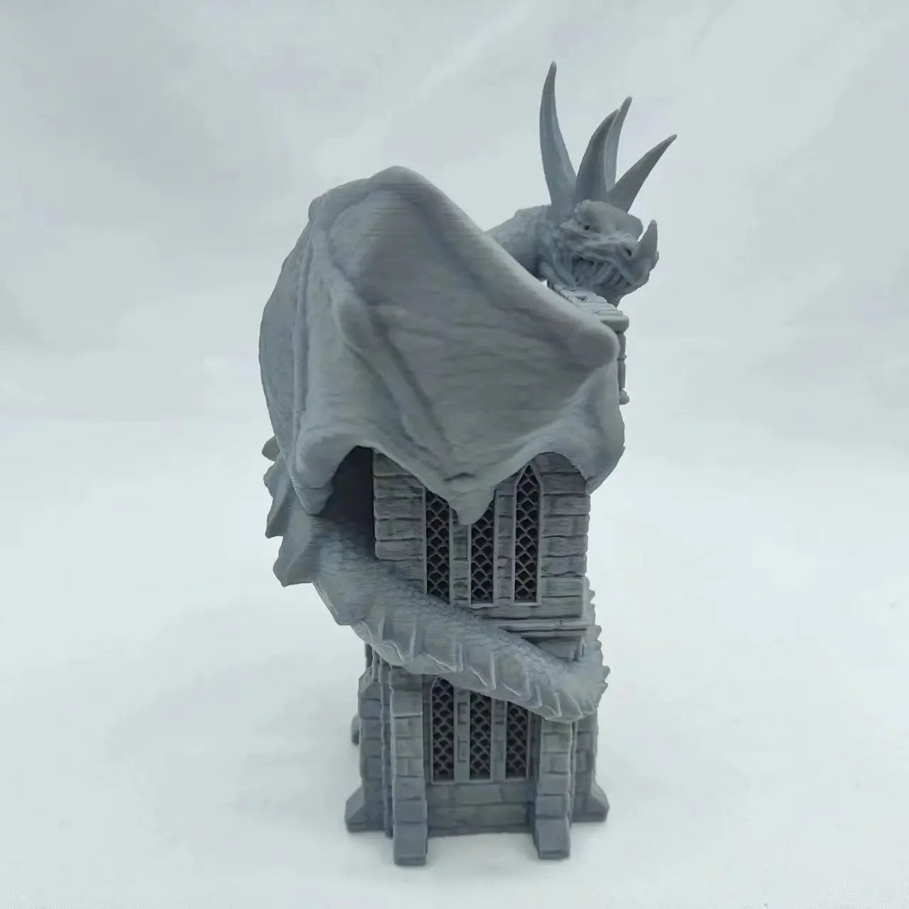 Dragon Castle Dice Tower - Ready to paint