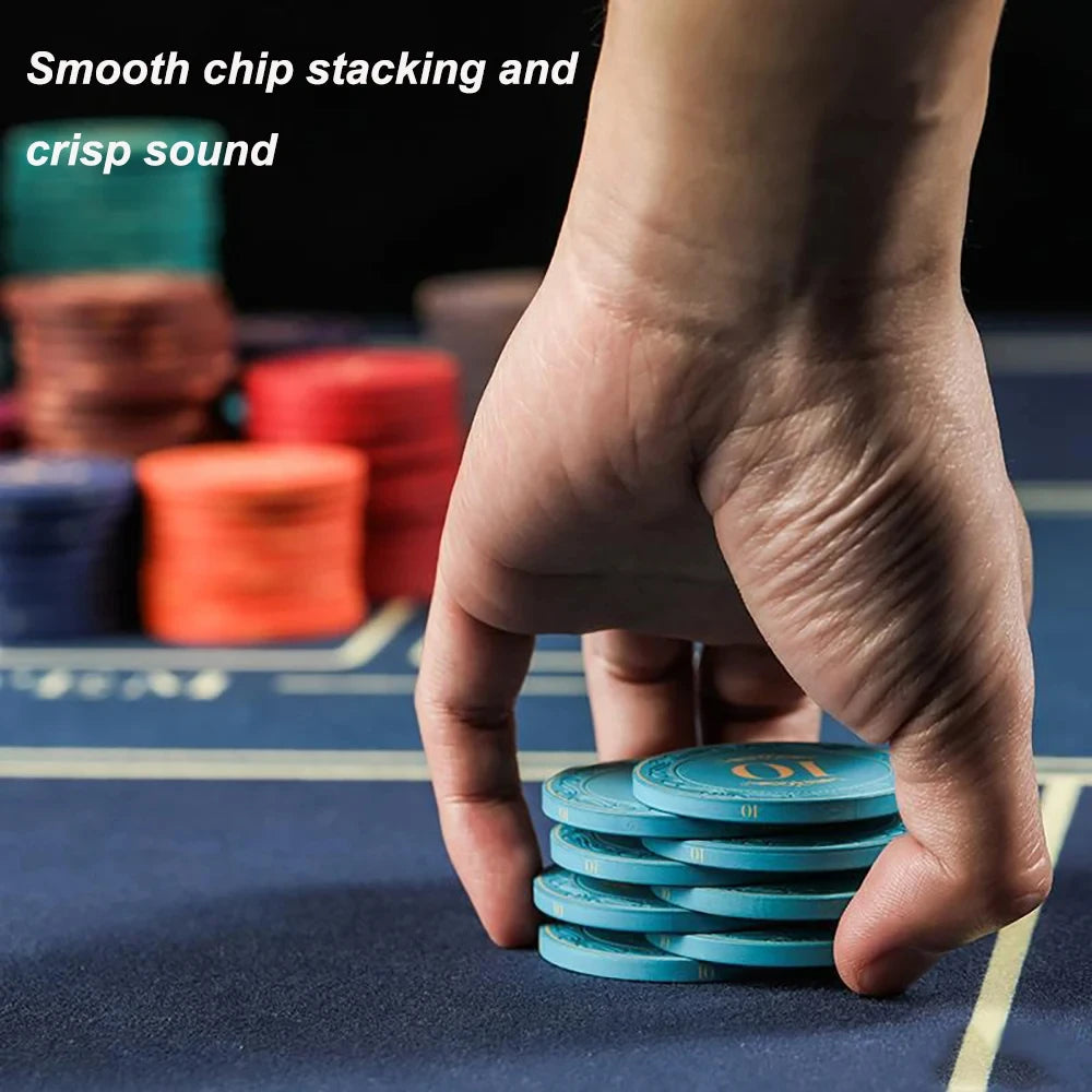 10pcs Ceramic Gaming Chips