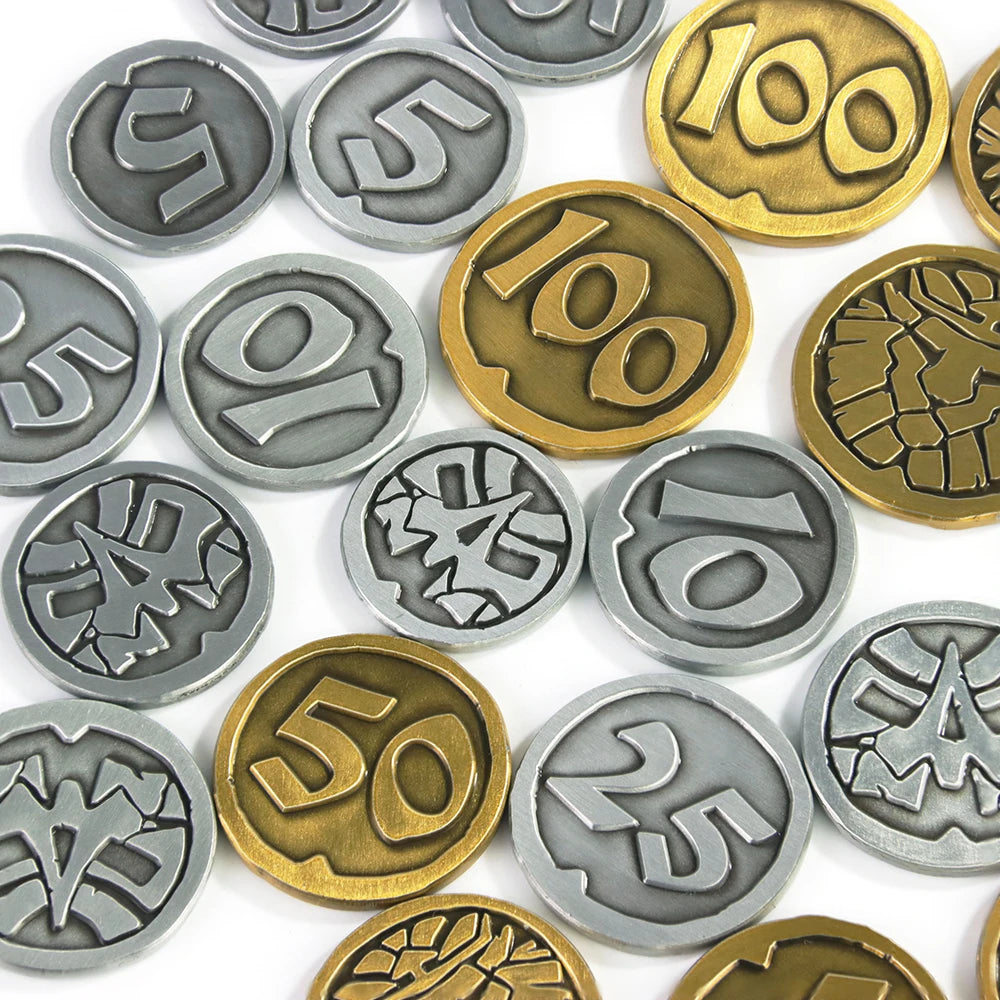 30Pc Metal Game Coins