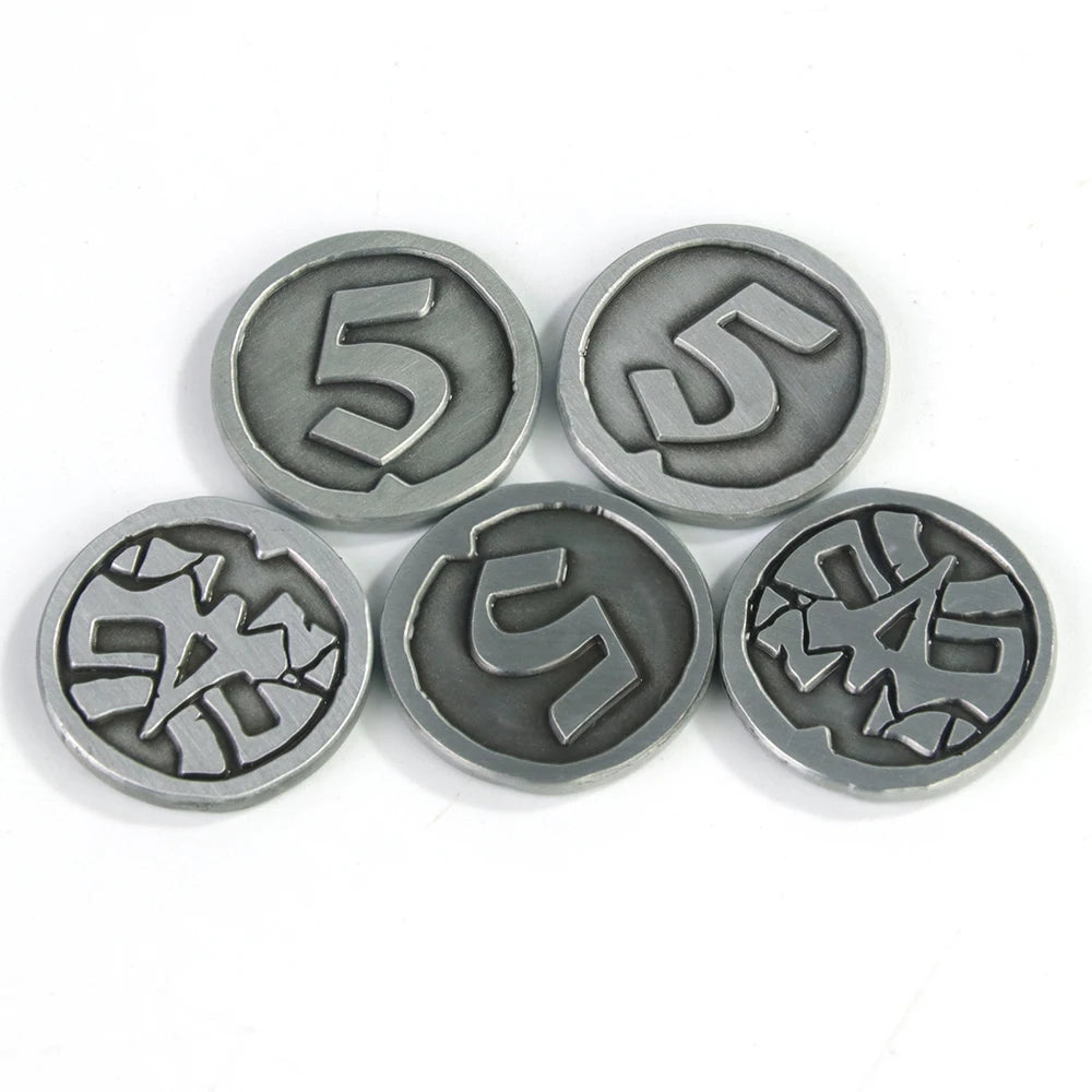 30Pc Metal Game Coins