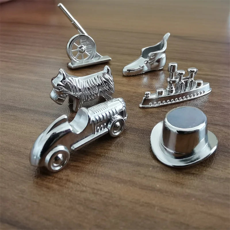 6pc Alloy Replica Monopoly Pieces