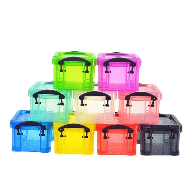 Mini Plastic Storage Box with Locking Lid