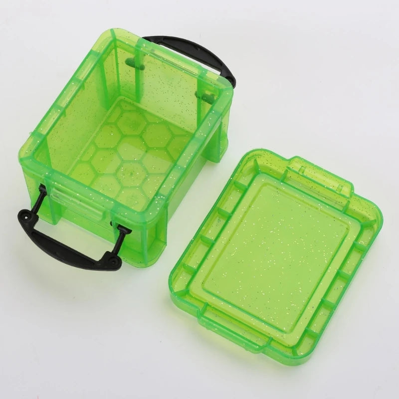 Mini Plastic Storage Box with Locking Lid