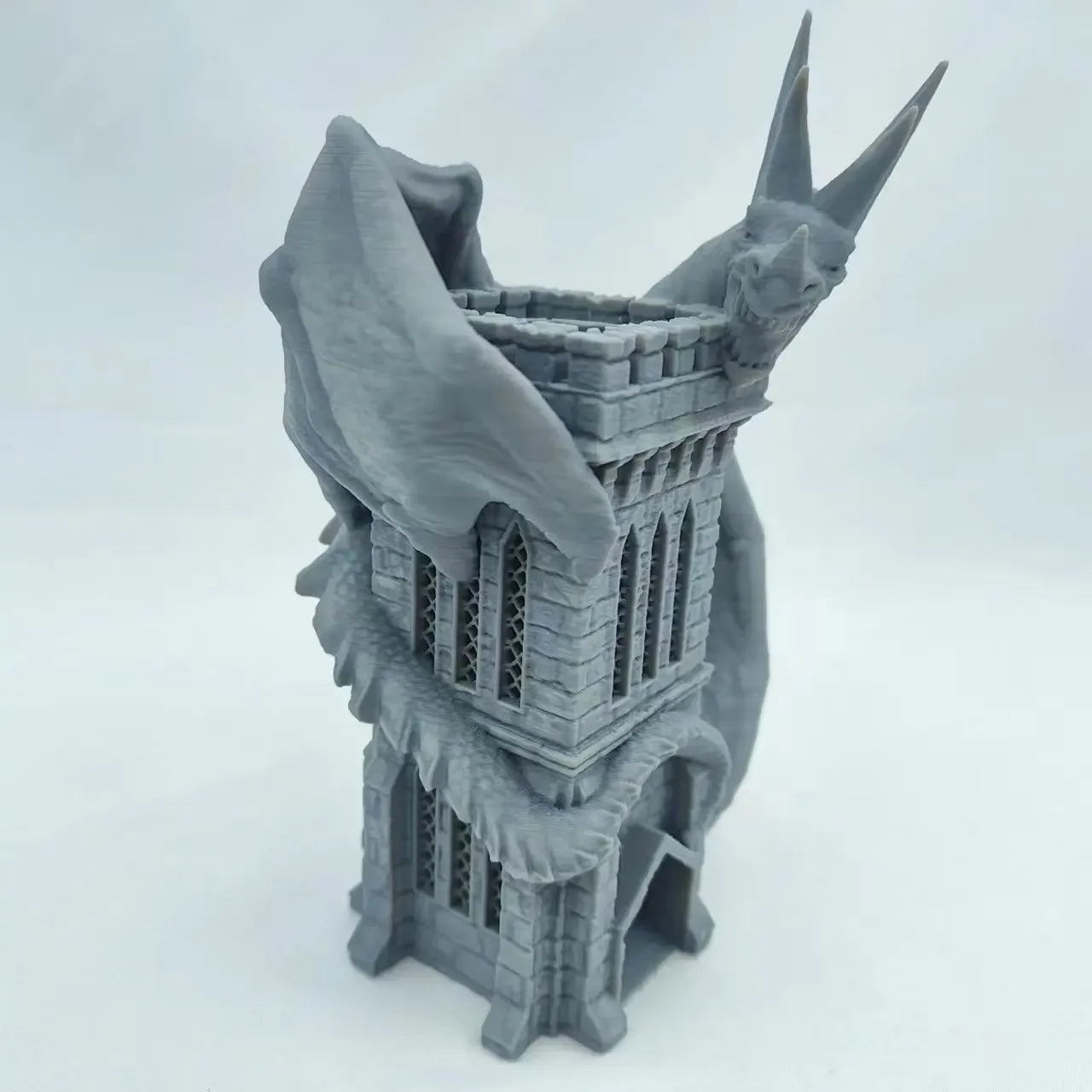 Dragon Castle Dice Tower - Ready to paint