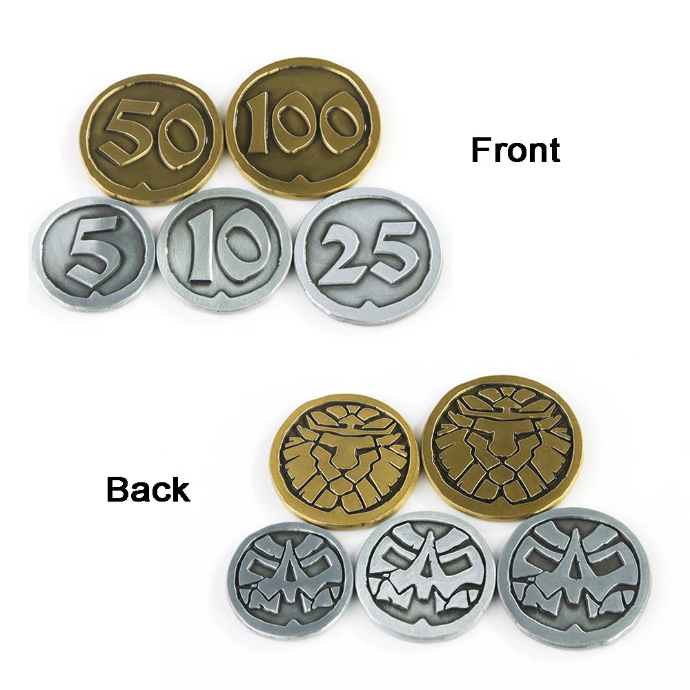 30Pc Metal Game Coins